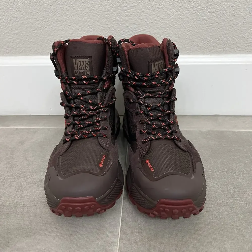 Vans Crestline Gore Tex MTE Mens 9 Hiking Boots Chocolate Brown Outdoor Shoes
